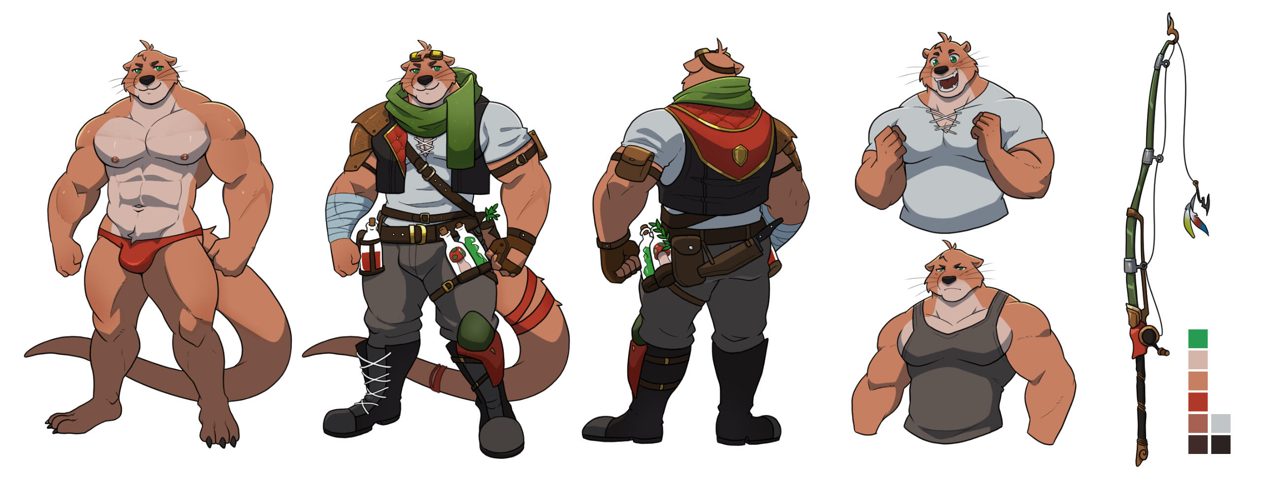 Orion Reference Sheet (Art by @ho_tdoug on X/Twitter)